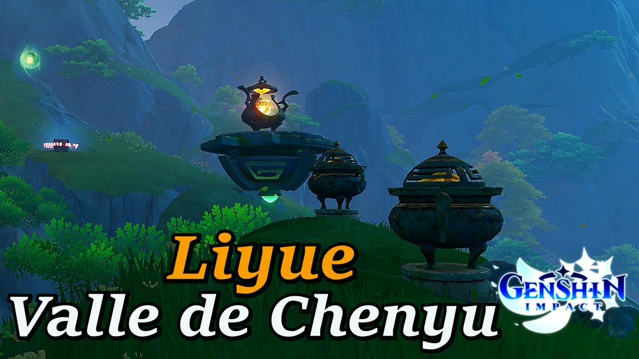 Calderos de Jade e Incensarios del Valle de Chenyu en Liyue - Genshin Impact 4.4