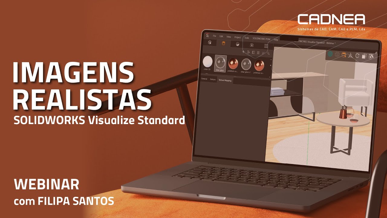 Imagens Realistas com SOLIDWORKS Visualize Standard - Webinar