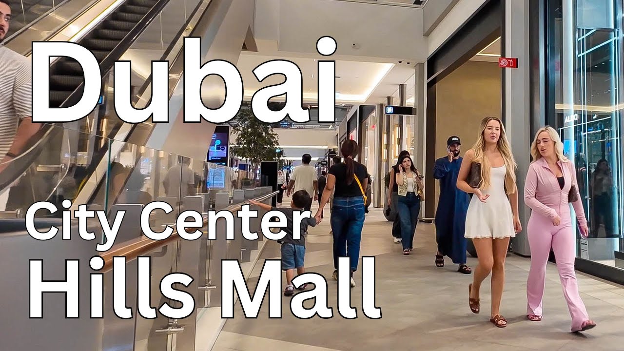 Dubai [4K] Dubai Hills Mall, City Center Walking Tour 🇦🇪 2025