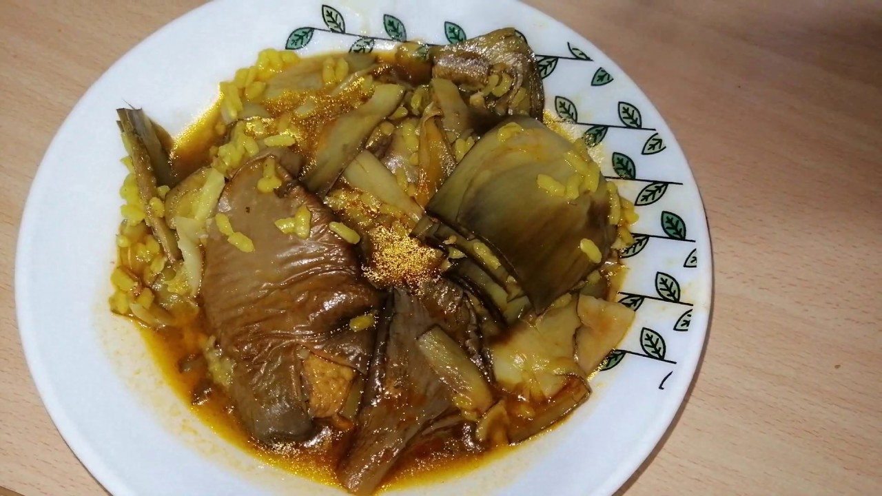 ARROZ CALDOSO CON ALCACHOFAS Y SETAS