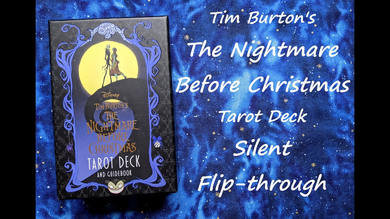 Tim Burton's The Nightmare Before Christmas Tarot Deck - Silent Flip-through
