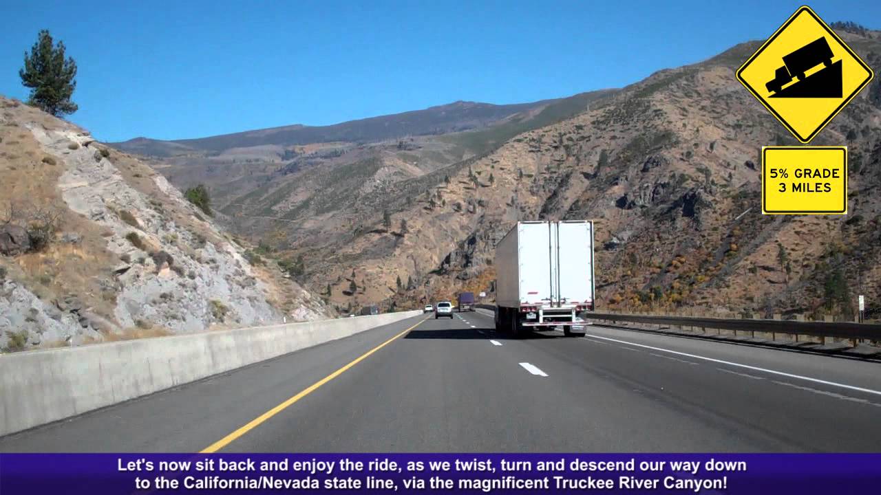 I-80 East (CA), Decending Down The Sierra Nevada Mountains, Mile 190-207