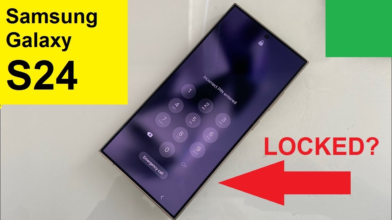 Samsung Galaxy S24 Ultra: как сбросить забытый пароль, обойти блокировку экрана, удалить PIN-код?...