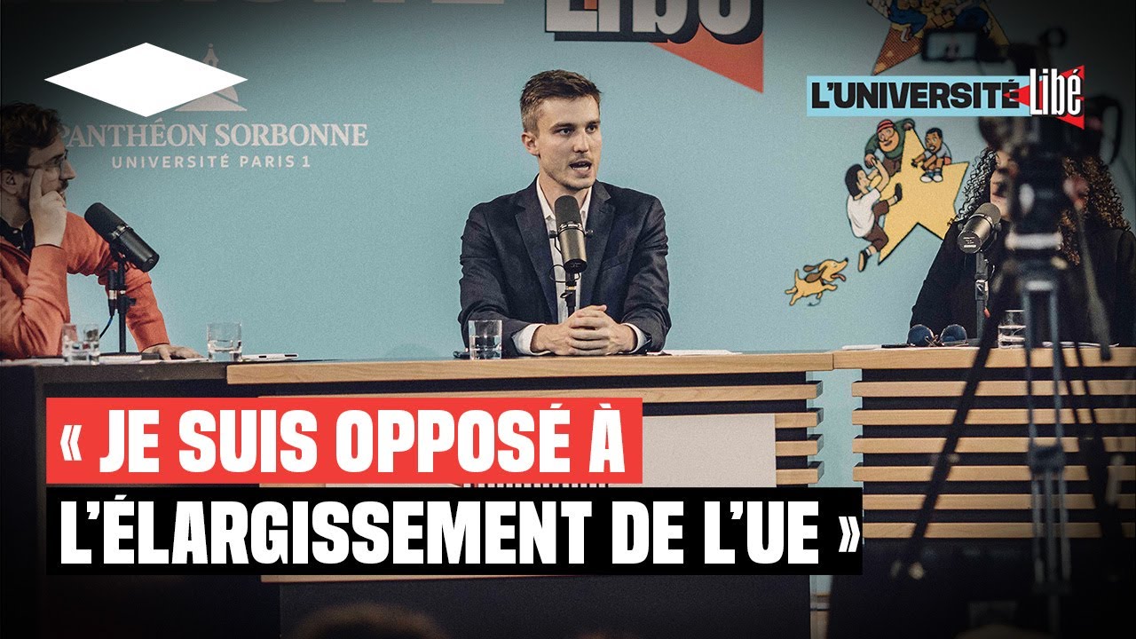 Léon Deffontaines passe son Grand Oral des européennes à l'Université Libé