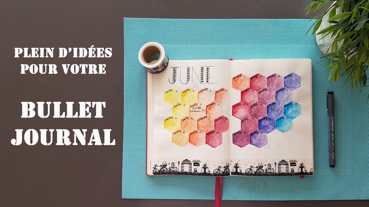 Plein d'idées pour votre bullet journal !