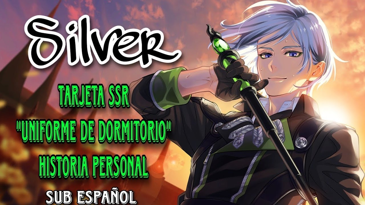 Silver *Tarjeta SSR Uniforme de dormitorio* Sub español