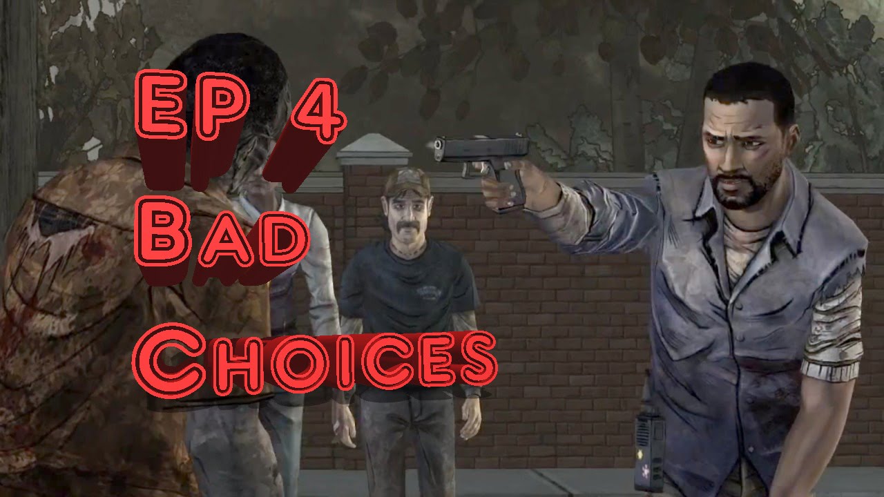 The Walking Dead Ep. 4 Around Every Corner - Bad/Failed Choices Complete (PS4 1080p60fps)