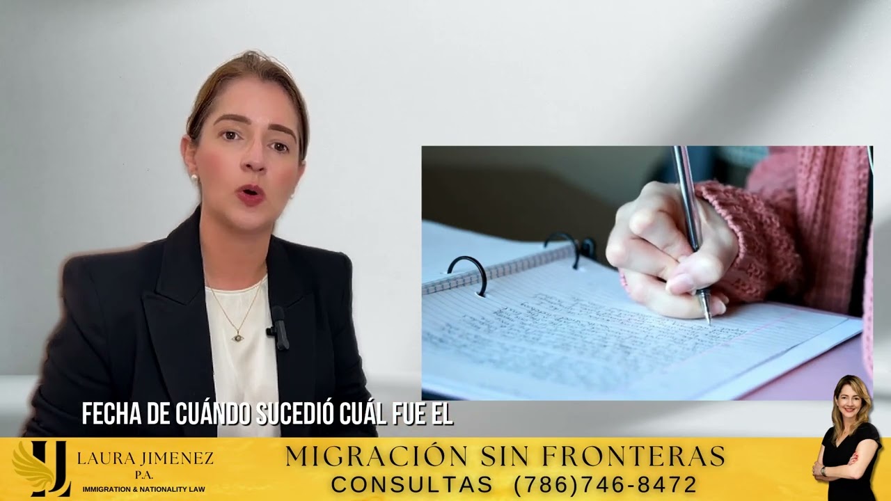 Cómo Redactar una Declaración para Solicitud de Asilo Político en EE.UU.