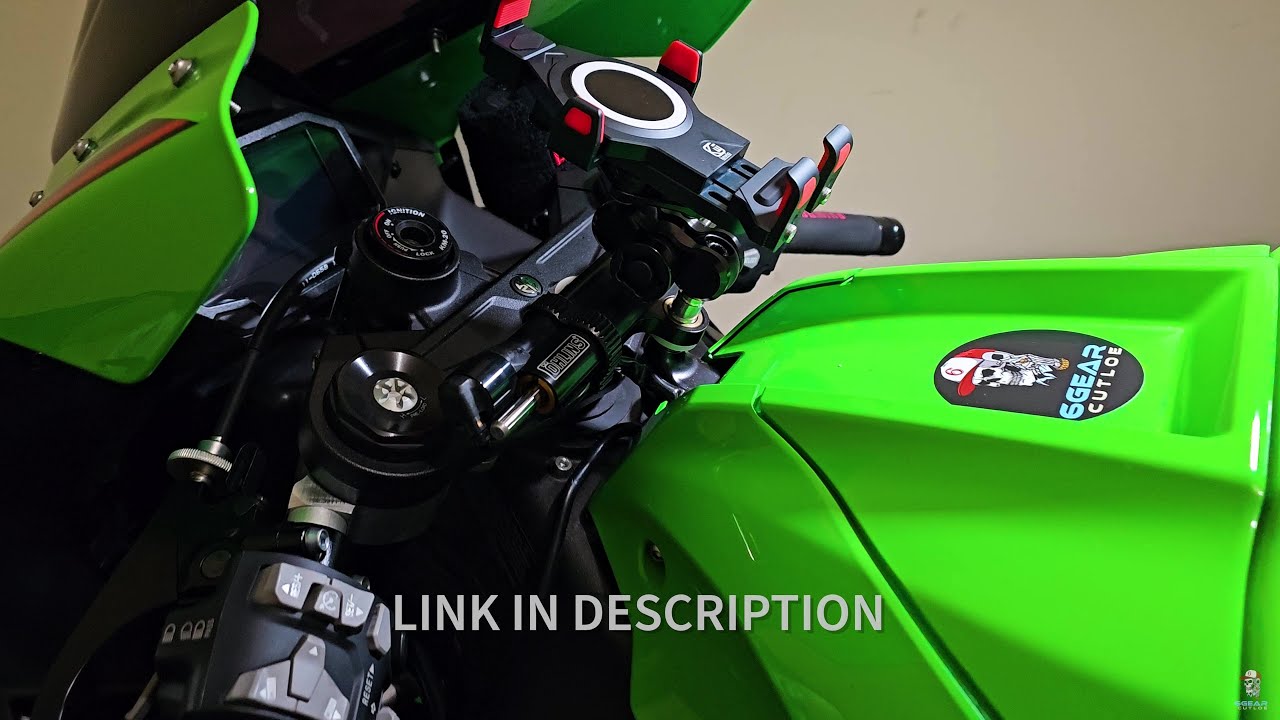 Motorcycle Phone Mount Solution For Steering Damper/Stabilizer