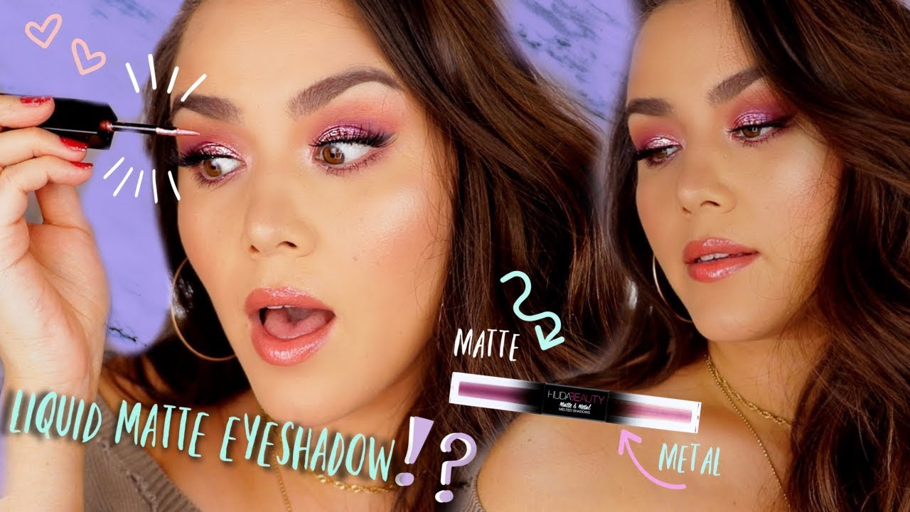 HUDA BEAUTY MELTED SHADOWS | LIQUID MATTE SHADOWS?!