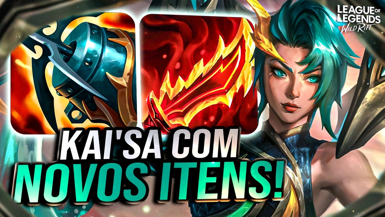 KAISA VIROU UM MONSTRO COM OS NOVOS ITENS! | LoL Wild Rift