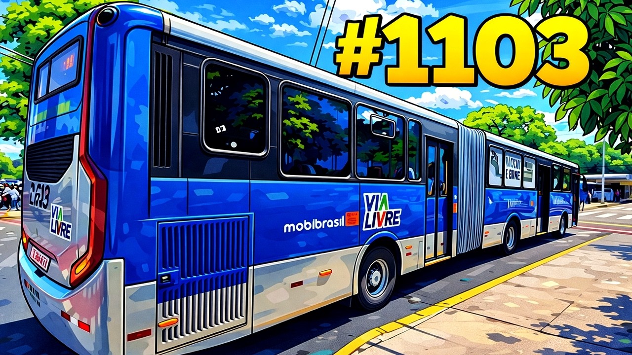 #1103 - Trânsito intenso. Muitos ônibus e BRTs na Cidade do Recife - Av. Agamenon Magalhães