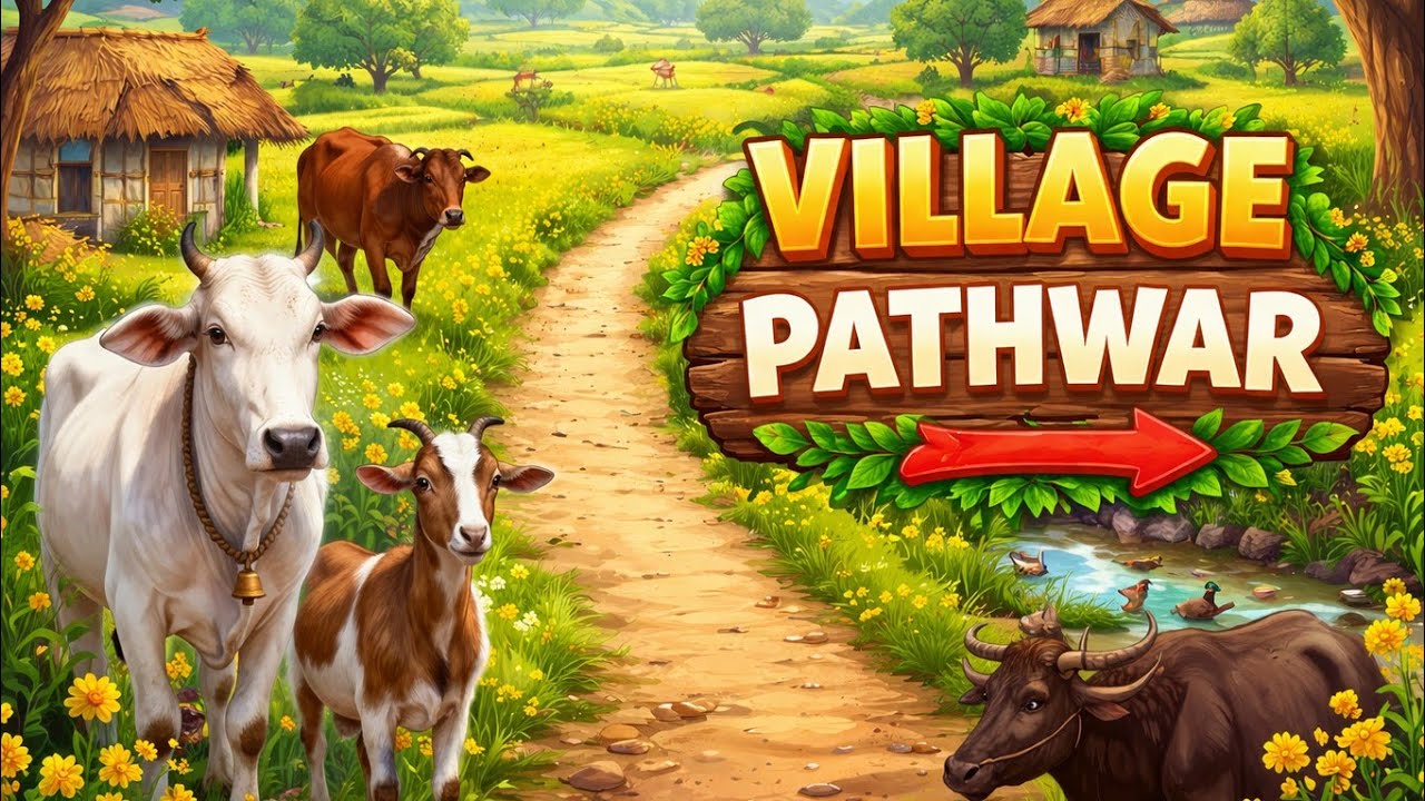 Pathwar Village ki khoobsurati #villagelife#villagevlog#nature#indianvillage#pathwarvillage#gaon