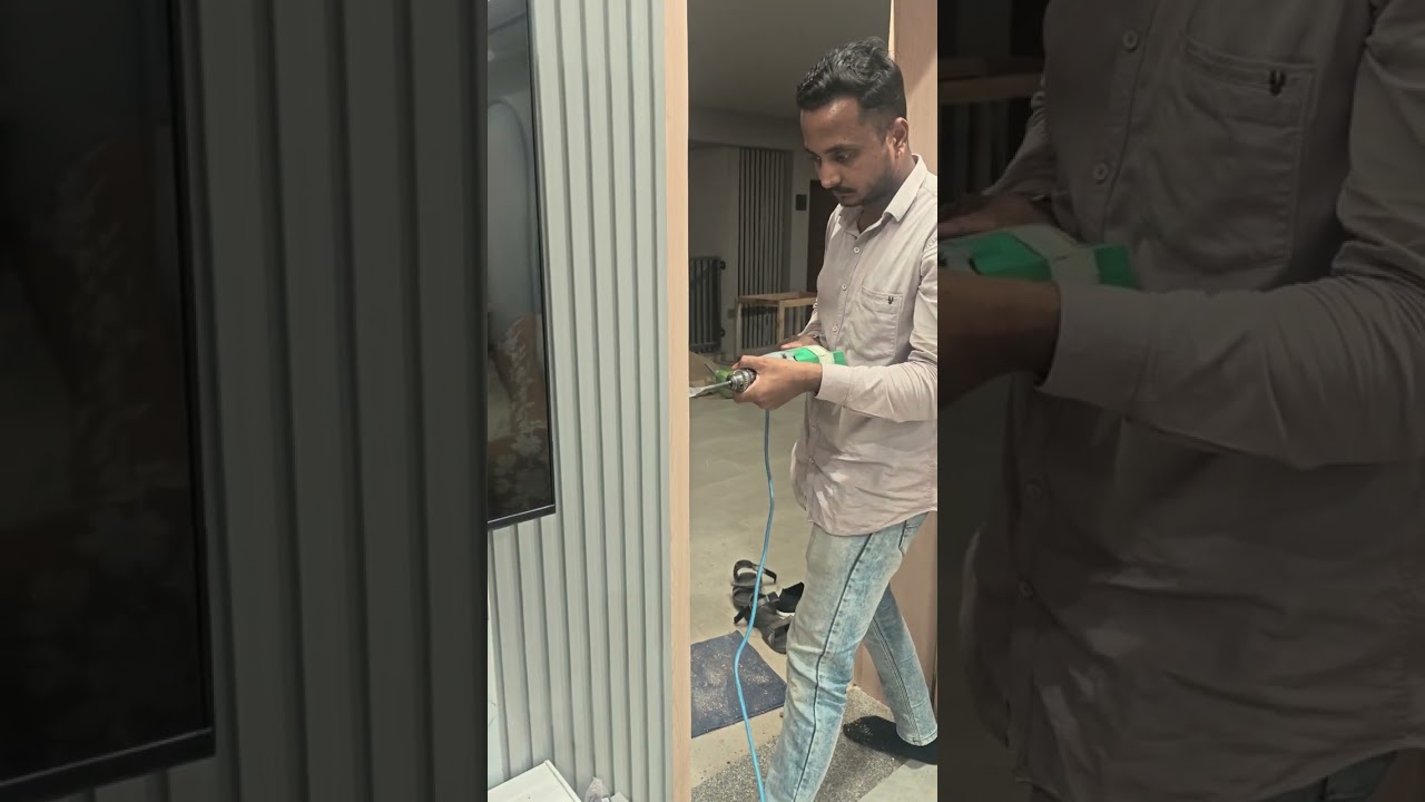 Ezviz DL05 smart door lock Installation video  #ezviz #smartdoorlock #digitallock @jaylaxsolutions 