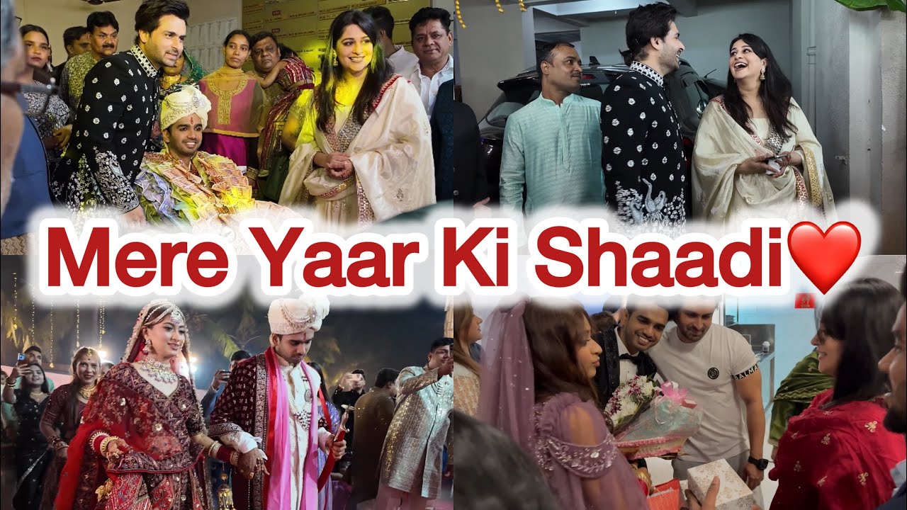 Mere Yaar ki Shaadi Hai | Bahut Bahut Mubarak @AnkitAzad46 @lifewithtwinkle Khush raho❤️