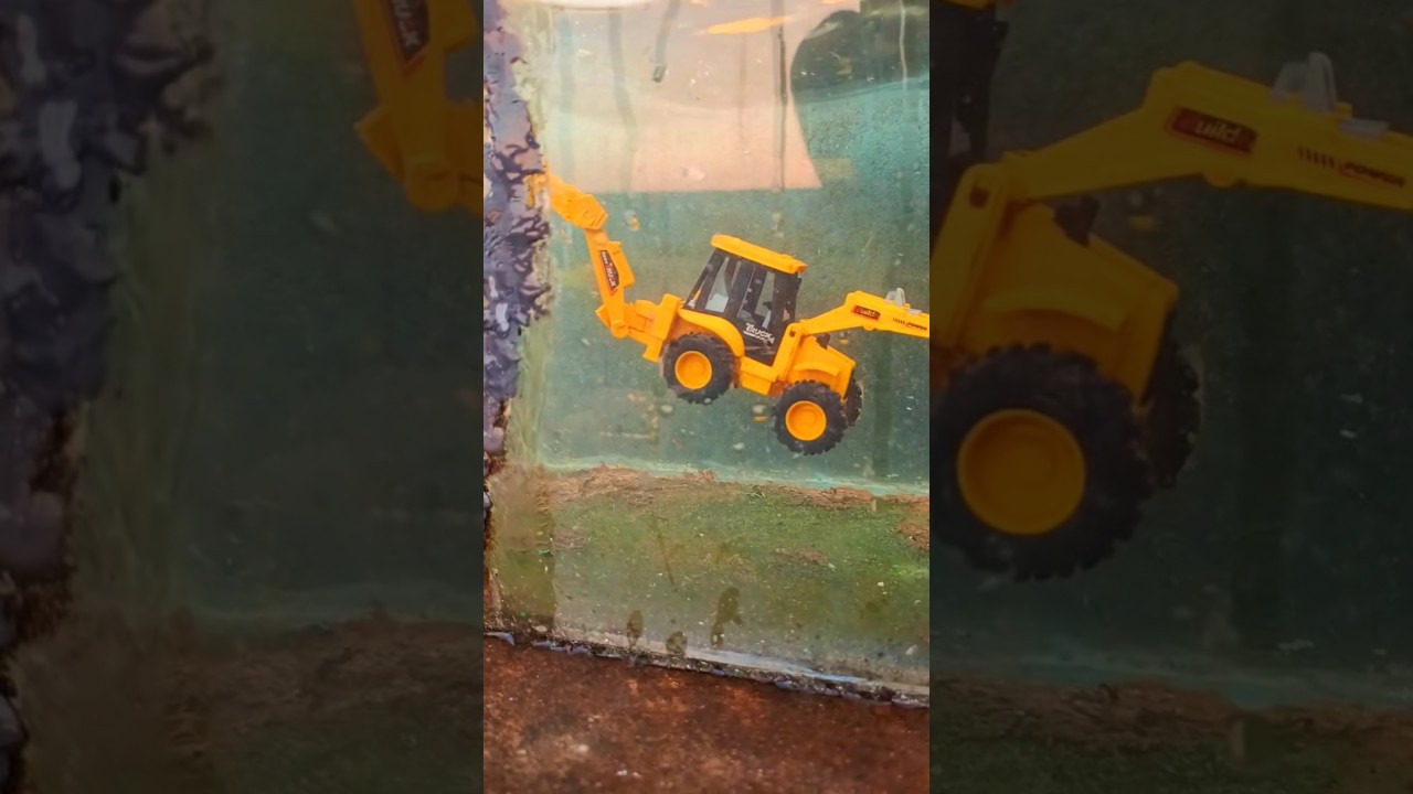 washing with fun jcb| #water #washing #short #shortstiktok #shortsfeed #shortvideo #jcb #excavator