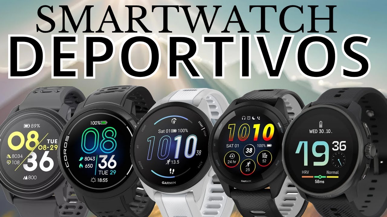 Mejores Smartwatch Deportivos 2025🔥/ mejores relojes inteligentes para hacer deporte gama media