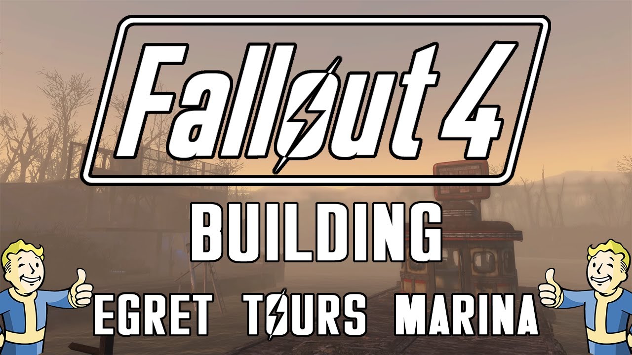 Part Two - Building at Egret Tours Marina - Fallout 4, No Mods.