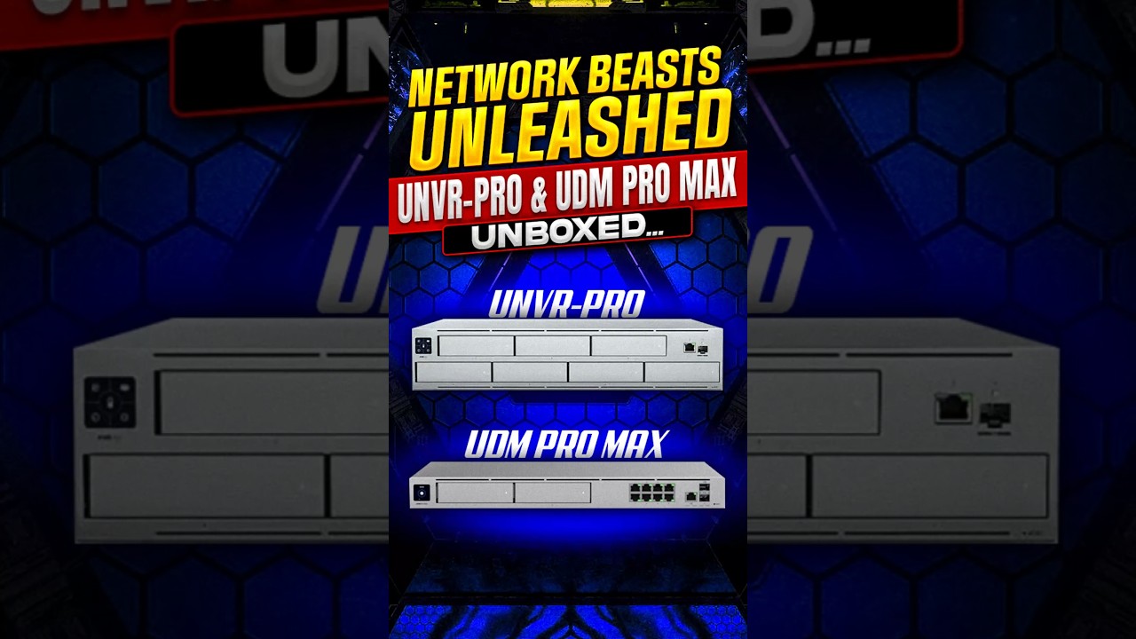 UNIFI | UDM PRO MAX & UNVR PRO MAX | UNBOXED #shots #unifi #homelab