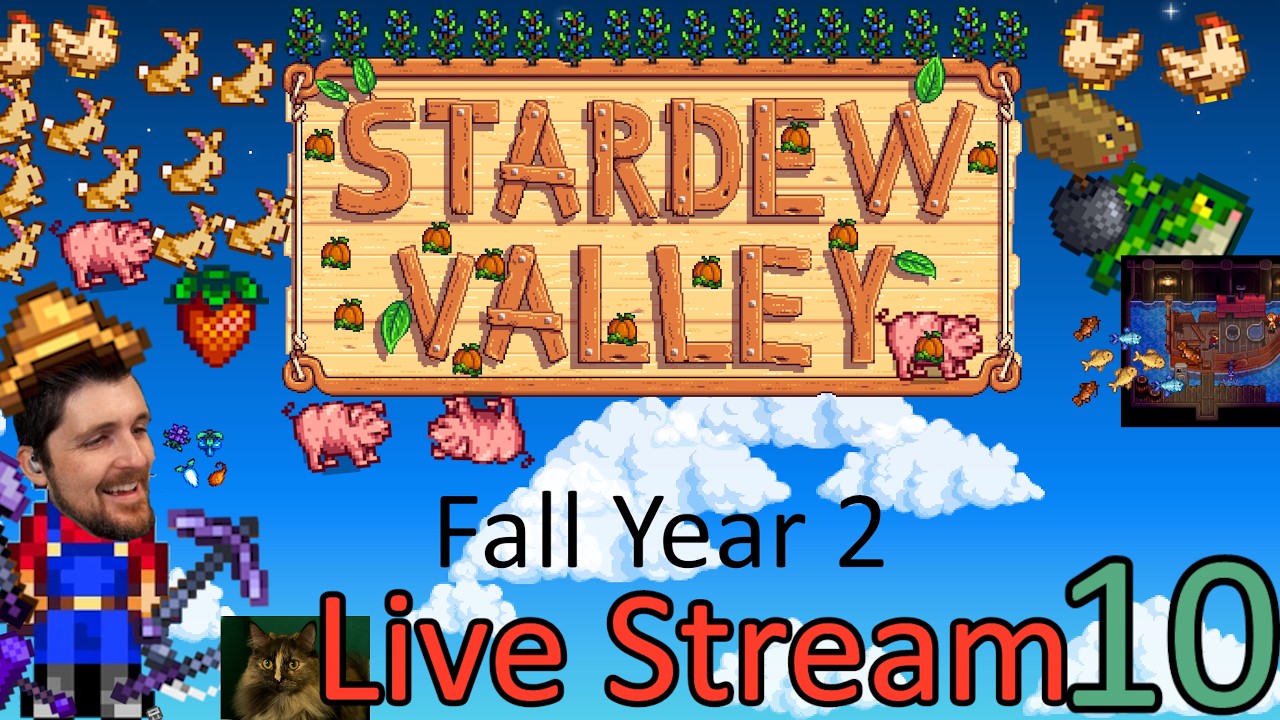 First Time on Ginger Island Fall Year 2   🌷 Stardew Valley Live Stream 10 #yearofvariety