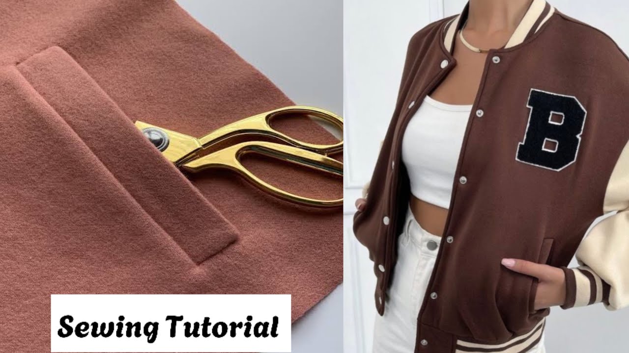 How To Sew A Welt Pocket| Joggers Back pocket |DIY #beginners #diy #fashion #backpocket