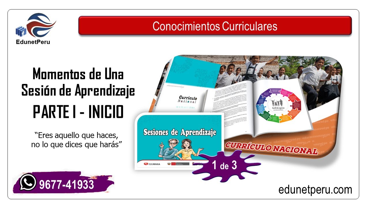 Momentos de una Sesión de Aprendizaje: GUÍA 01