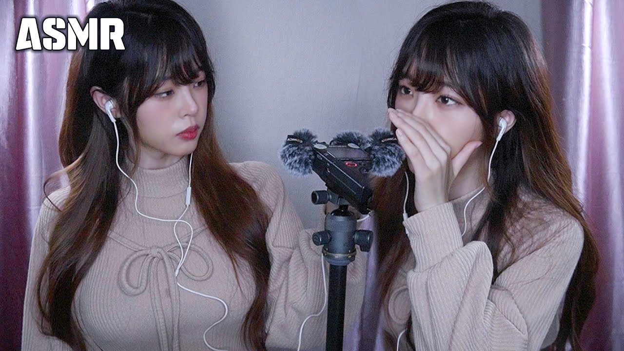 [ASMR] | 약간의 입소리와 수다 그리고 귀청소를 곁들인 이어블로잉 (시각적트리거, 이어커프, 털 뽑기) earblowing, ear cleaning, lip mouse