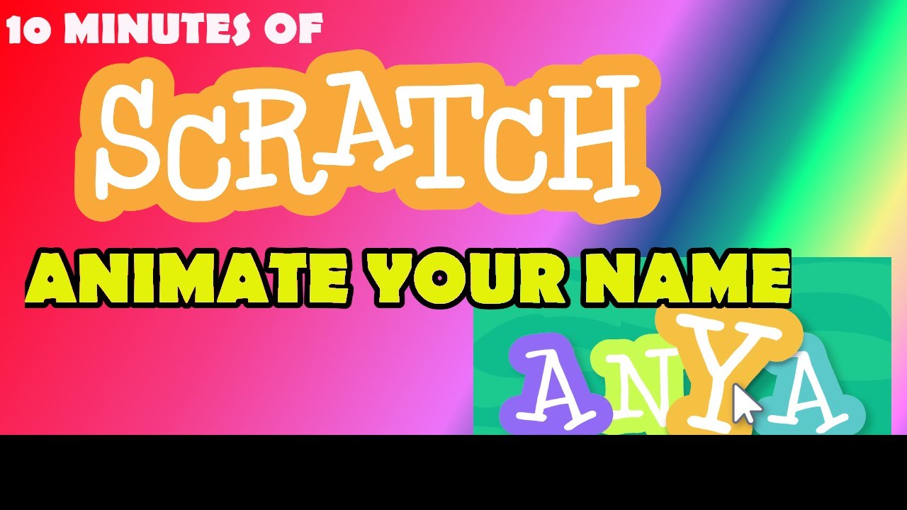 Animate your name with Scratch 3.0