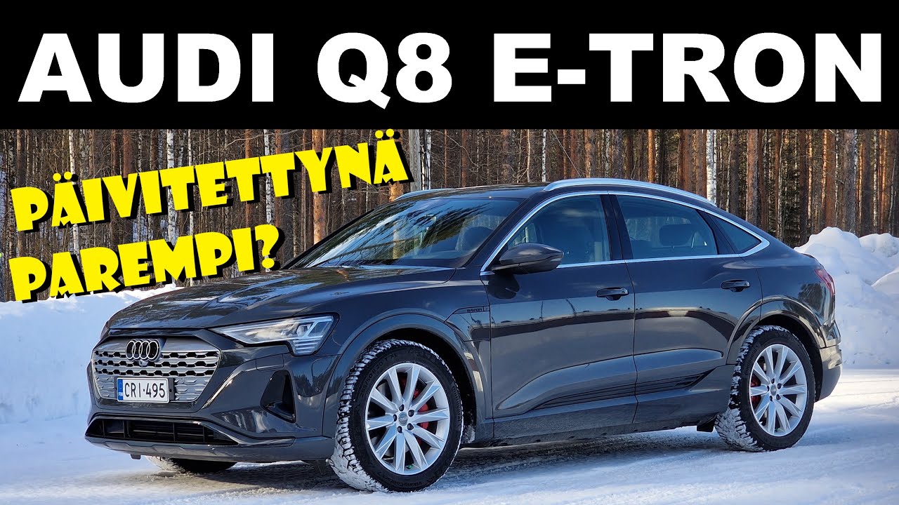Audi Q8 e-tron sportback quattro koeajo - Edelleen mukavaa kyytiä
