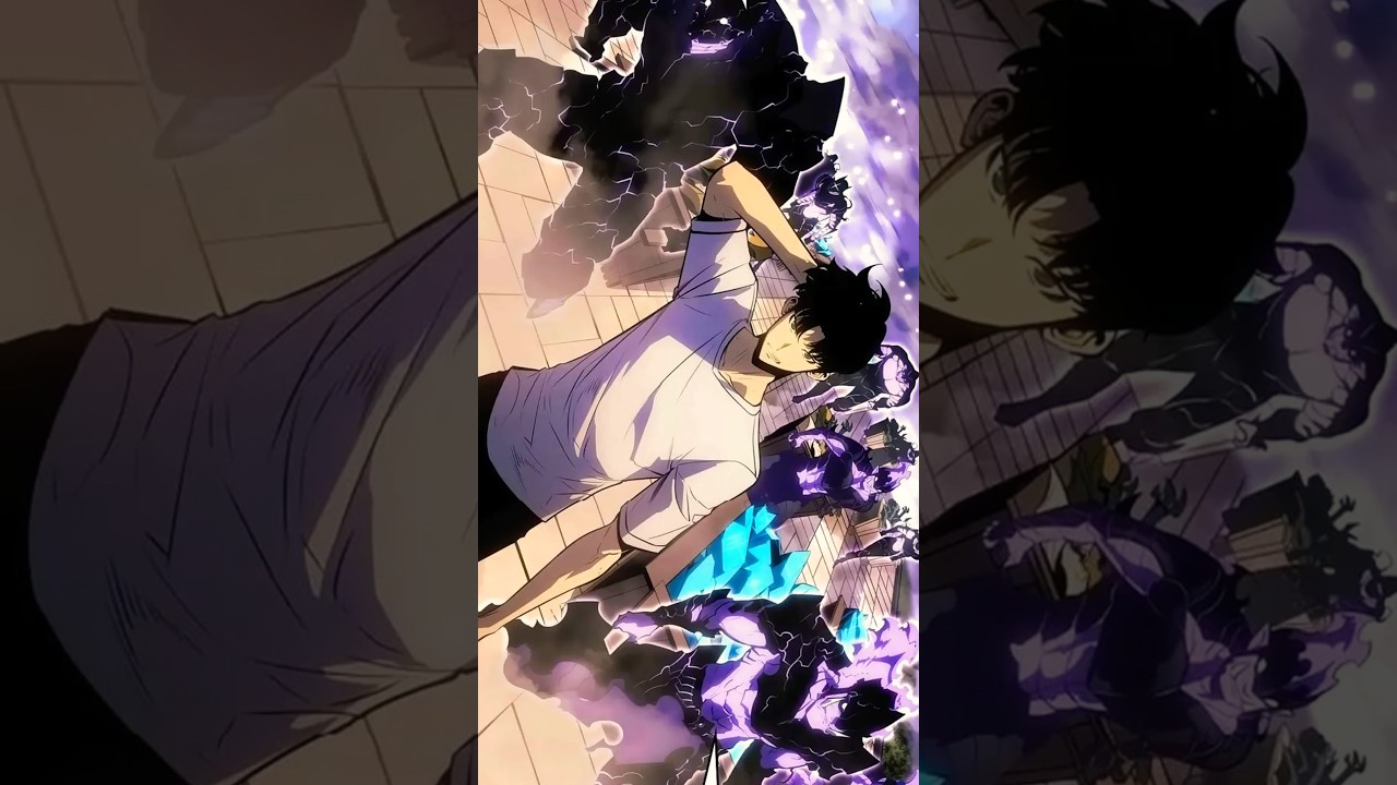 He is definitely jinwoo&rsquo;s Son 🔥| Solo leveling Ragnarok #manhwa #sololeveling #edit