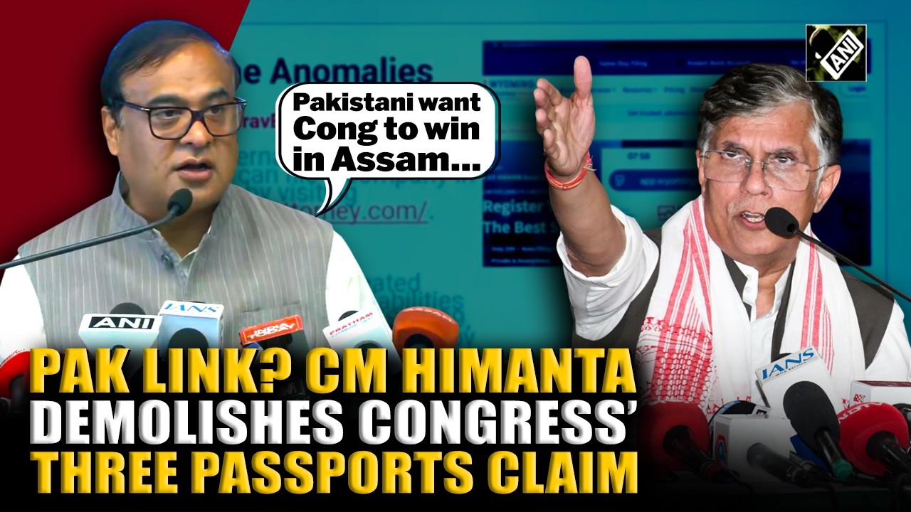 CM Himanta Sarma alleges Pakistani links in fiery response to Congress on Wife's Passport Claims
