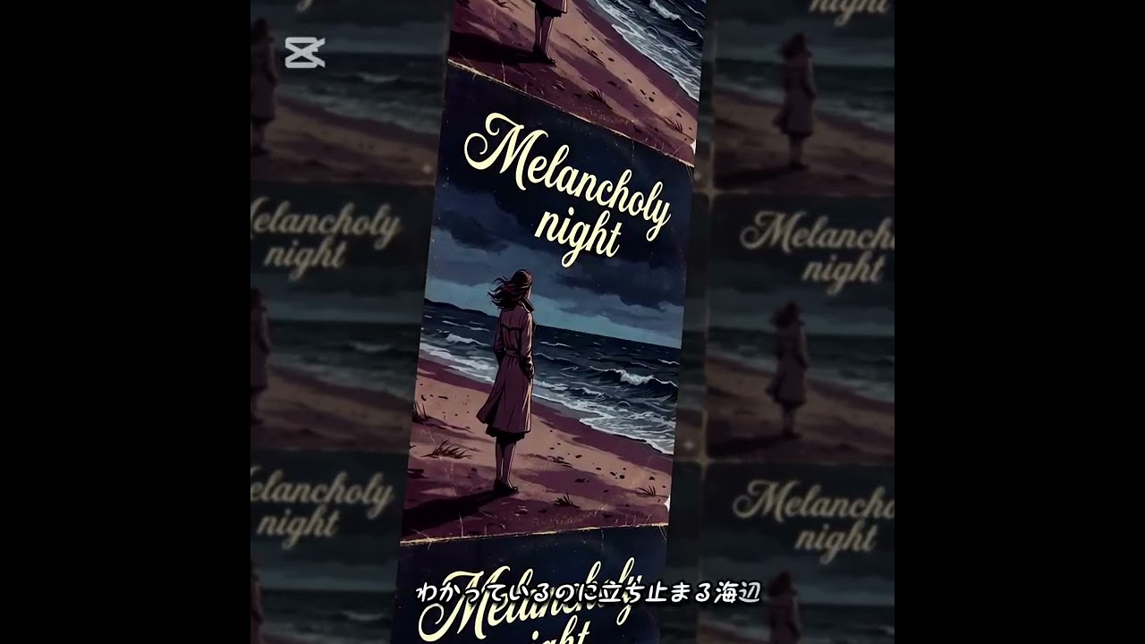 Melancholy night - 波音とエレキギターが響く、切ない夜の海の歌
