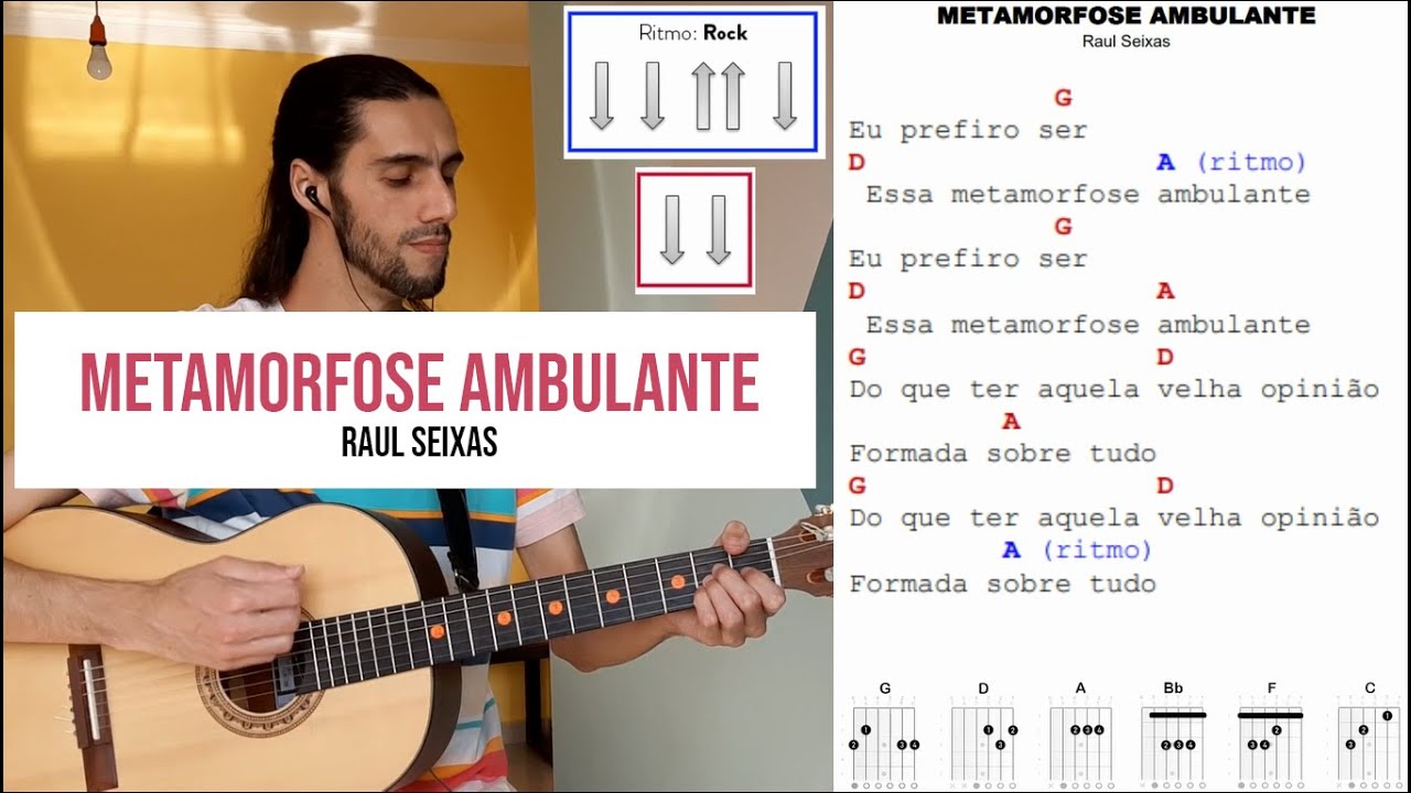METAMORFOSE AMBULANTE (Raul Seixas) violão