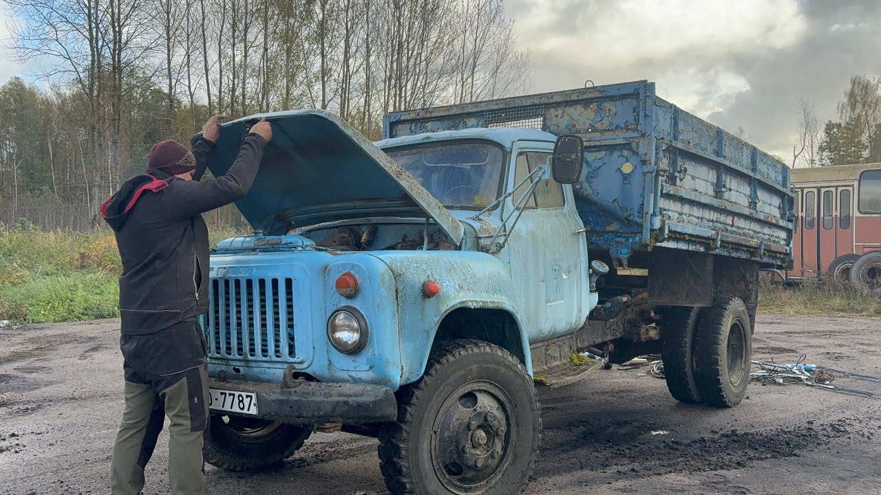 Запускаем Газ-53 спустя 11 лет!! Мы это смогли, 2-часть