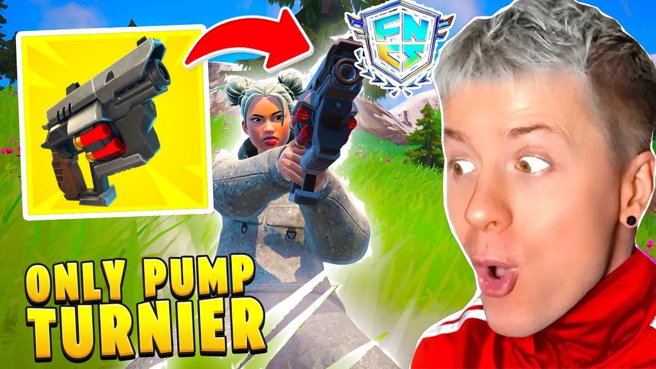 Das  ERSTE ONLY PUMP TURNIER in FORTNITE SEASON 4😱 😱