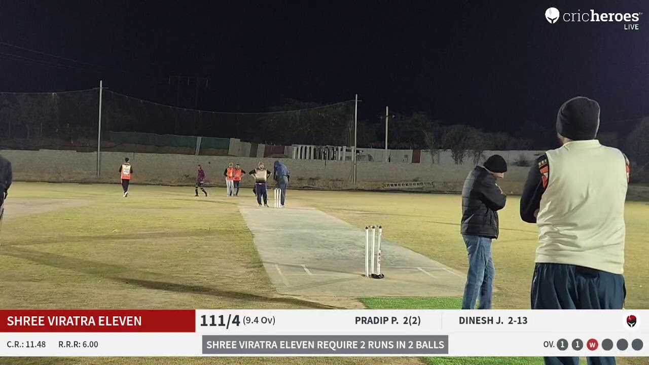 SHREE VIRATRA ELEVEN vs Ramadhani xi live cricket match | Dhanera Premier League live - Dhanera cri