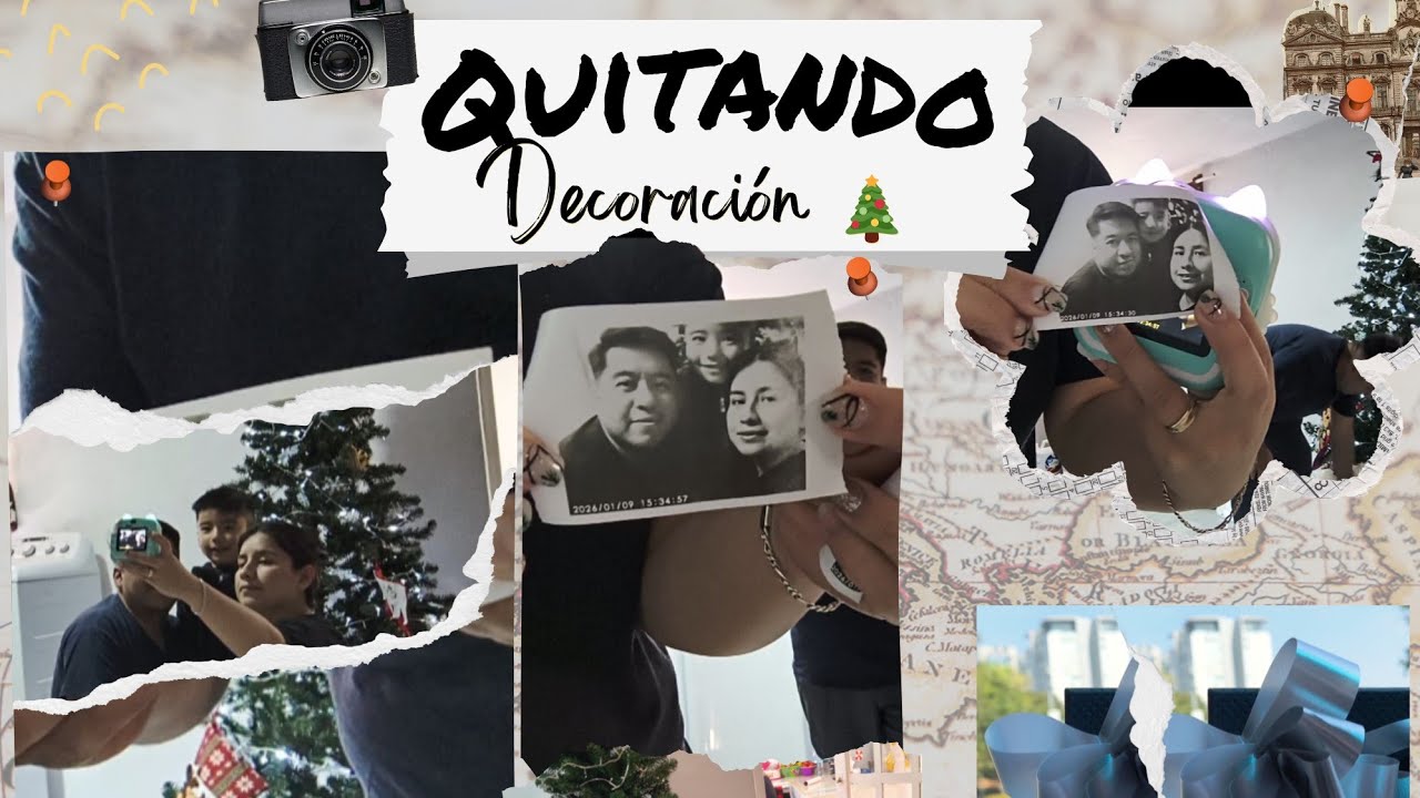 PRIMER VLOG | Quitamos DECORACIÓN 🎄 + fuimos a una FIESTA 🥳#vlogsfamiliares #navidad #familia 