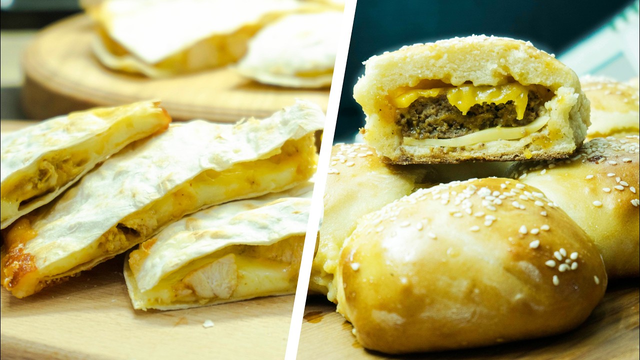 Chicken Quesadillas Recipe - Cheeseburger Dough Balls Snacks