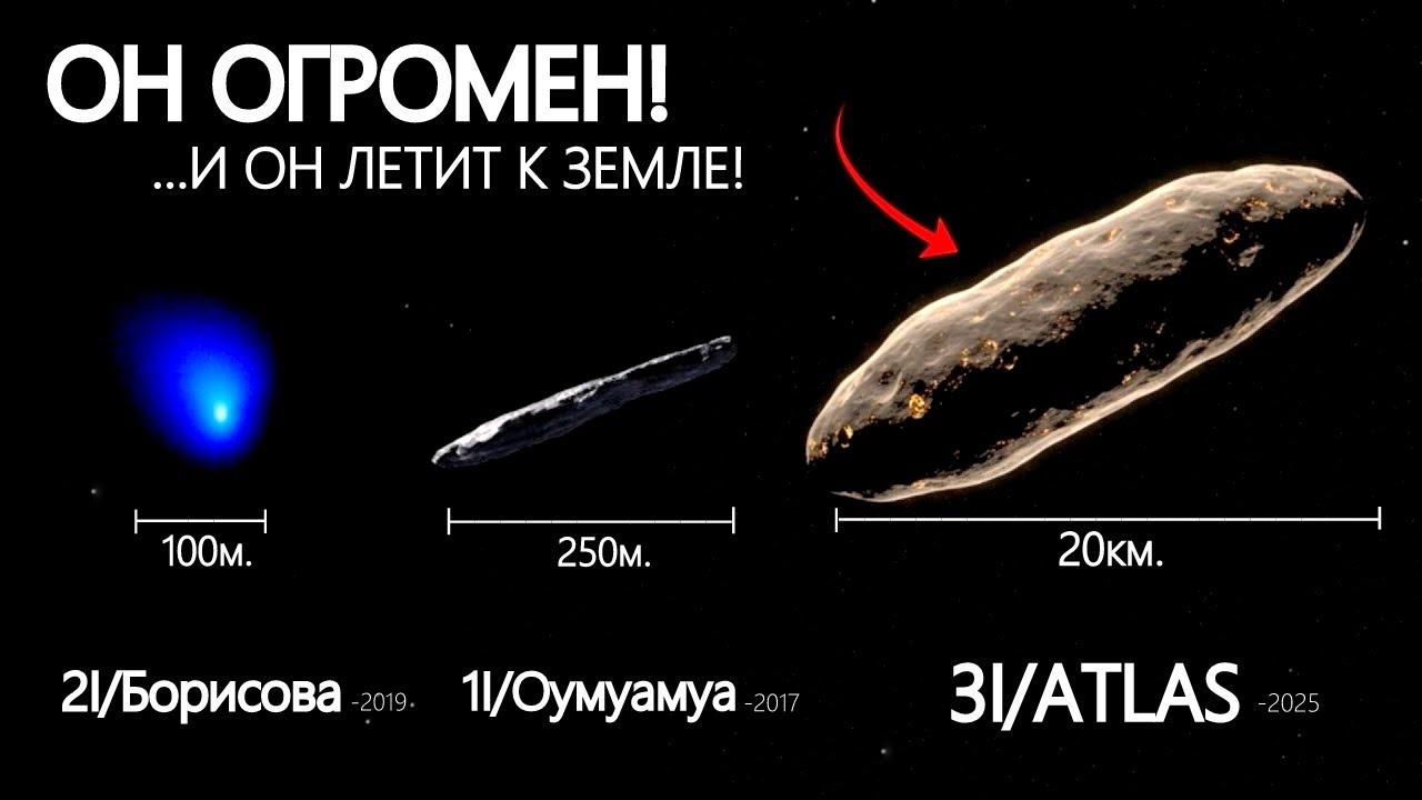 Всё, что мы знаем о 3I/ATLAS, новом &laquo;Оумуамуа&raquo;