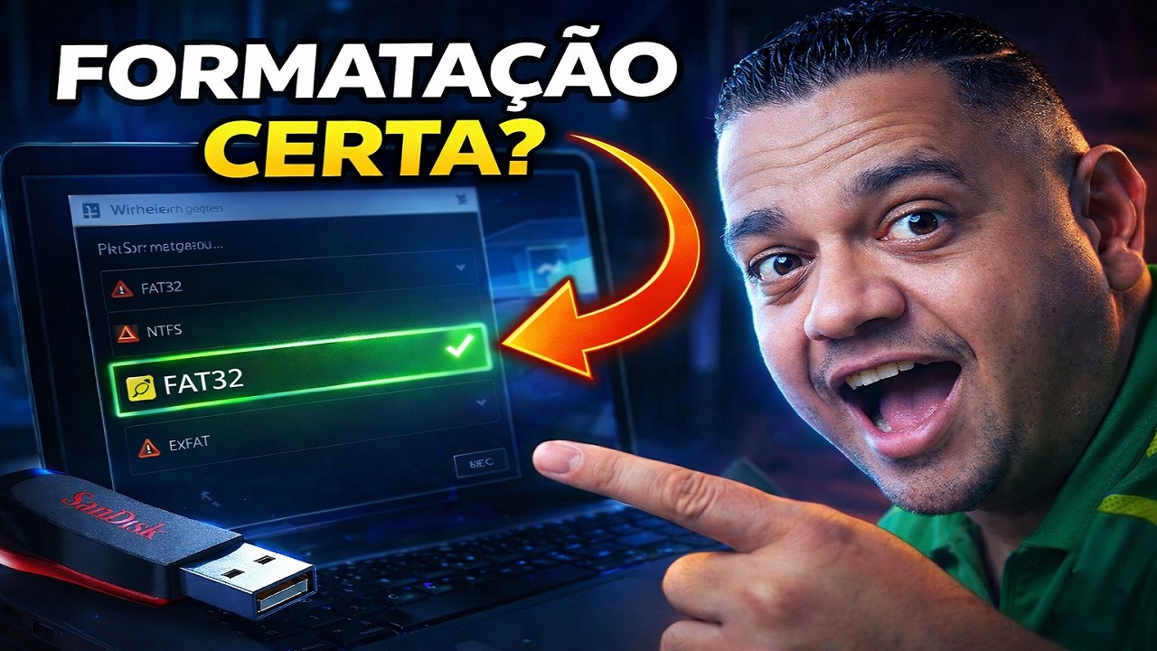 Aprenda a formatar pendrive do jeito certo — passo a passo completo e sem erro!