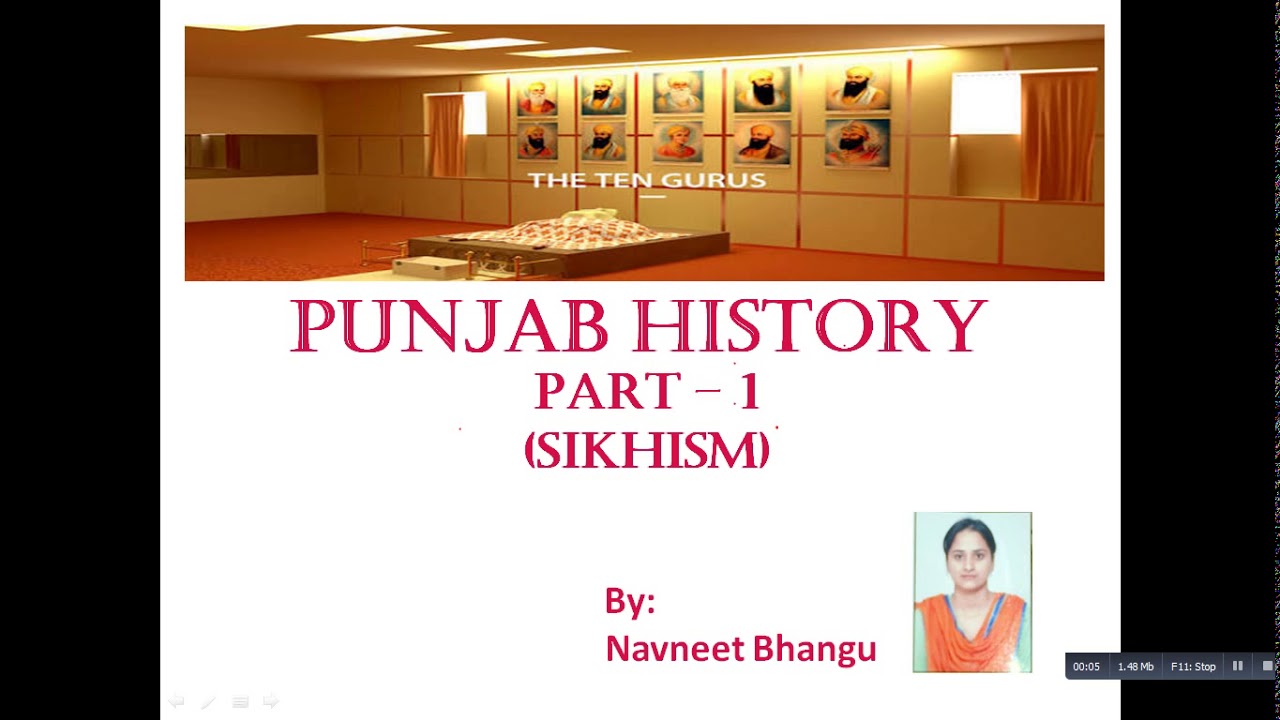 PUNJAB HISTORY, SIKHISM, TEN SIKH GURU, BABA BANDA BHADUR,GURU NANAK DEV,GURU GOBIND SINGH,PPSC,PCS