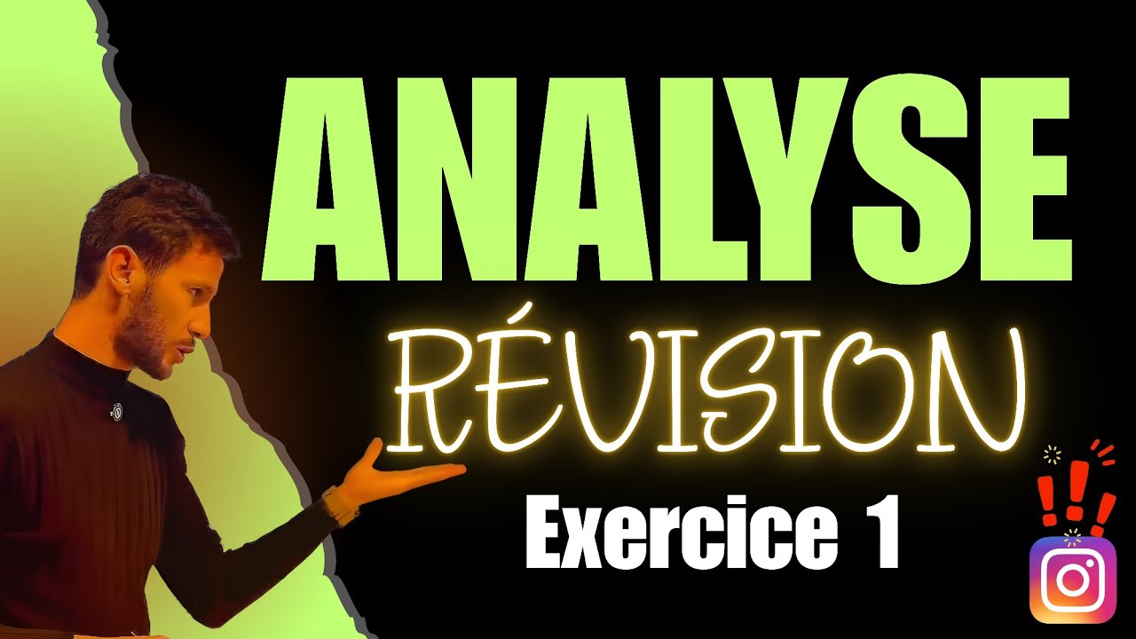 حل التمرين المقترح -1- 📝 | الحل المكتوب على إنستغرام 📸 || Analysis - Analyse 