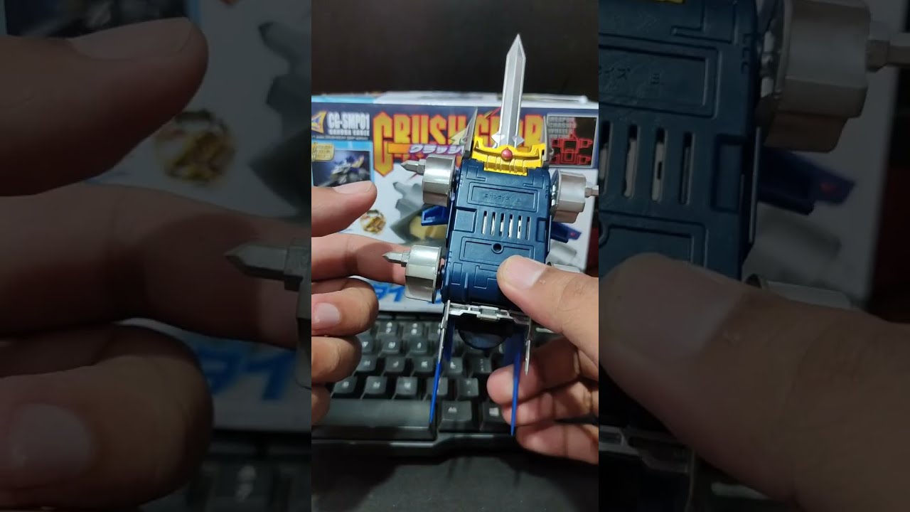 SMP crush gear garuda eagle bandai modif bisa nyala