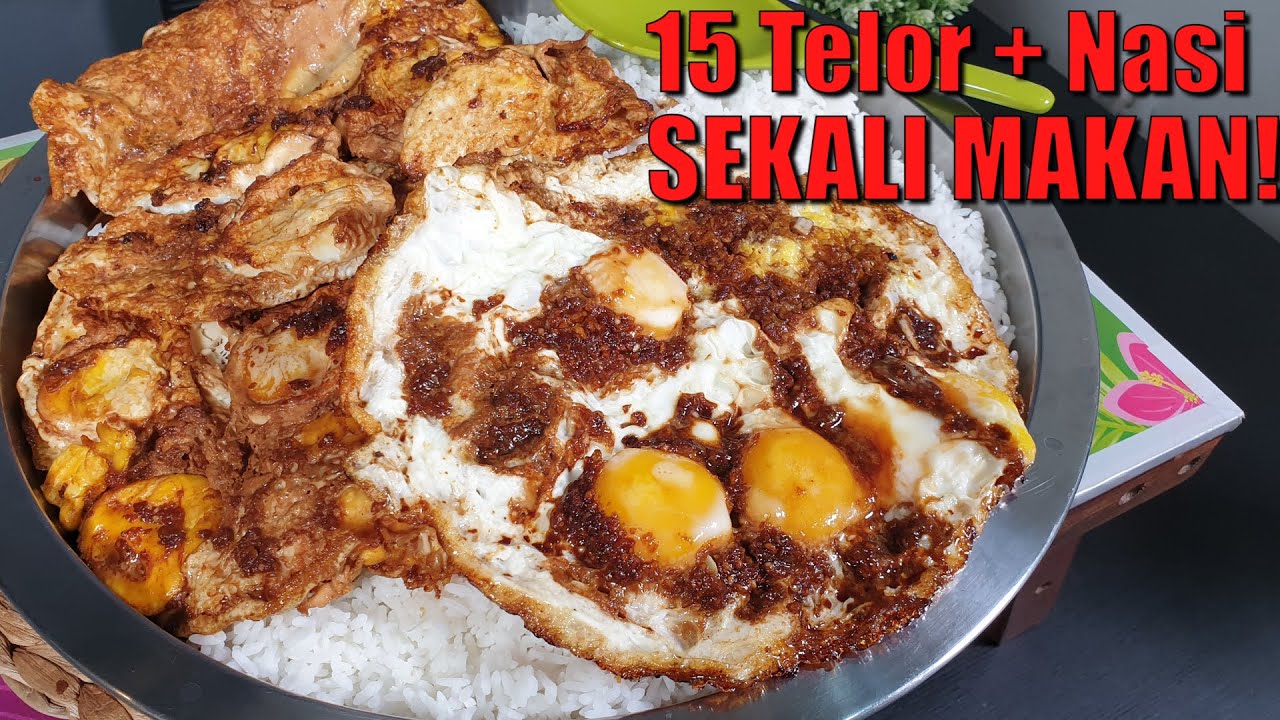 SARAPAN TANBOY KUN PAKE 15 TELUR VIRAL NEX CARLOS + NASI PORSI JUMBO