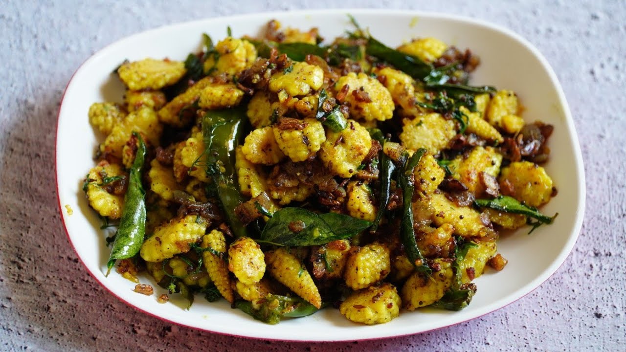 ಹೊಸ ರೀತಿ ಸೈಡ್ ಡಿಶ್ ಪಲ್ಯ ರುಚಿ ಸೂಪರ್| Baby Corn Pepper fry | Baby corn fry in Kannada | Easy Side Dish