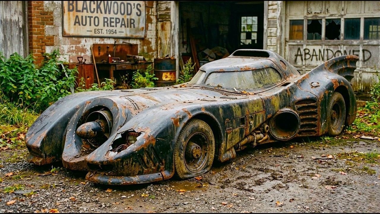 ASMR Car Restoring an Abandoned 1989 Batmobile After 30 Years 99% Revival | Full Restoration Story!