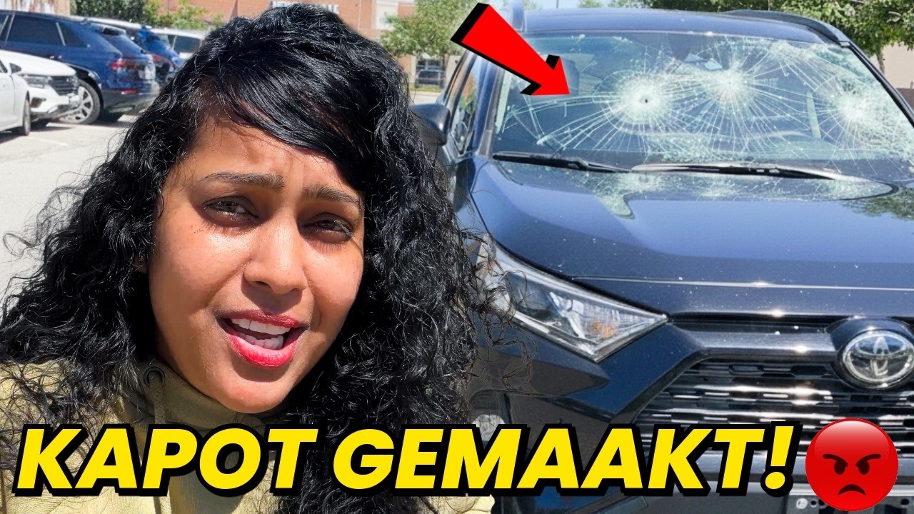 Iemand Heeft De Voorruit Van Mijn Auto KAPOTGEMAAKT! 😱