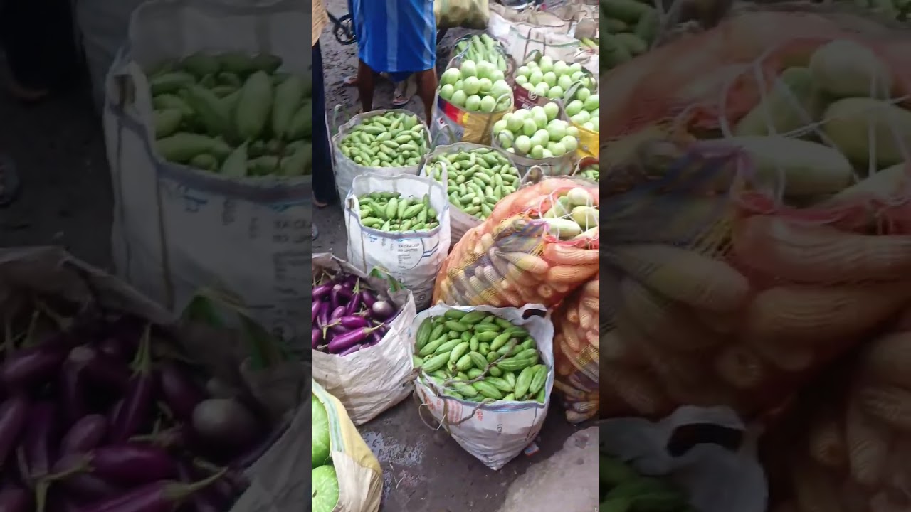 Kishanganj ki taaja market har sabji milta Hai😯😍