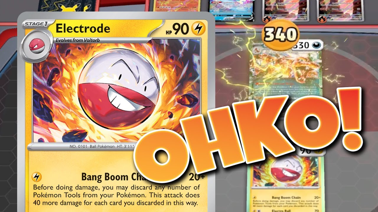 This new combo is perfect for Electrode! HUGE OHKOs for one Energy