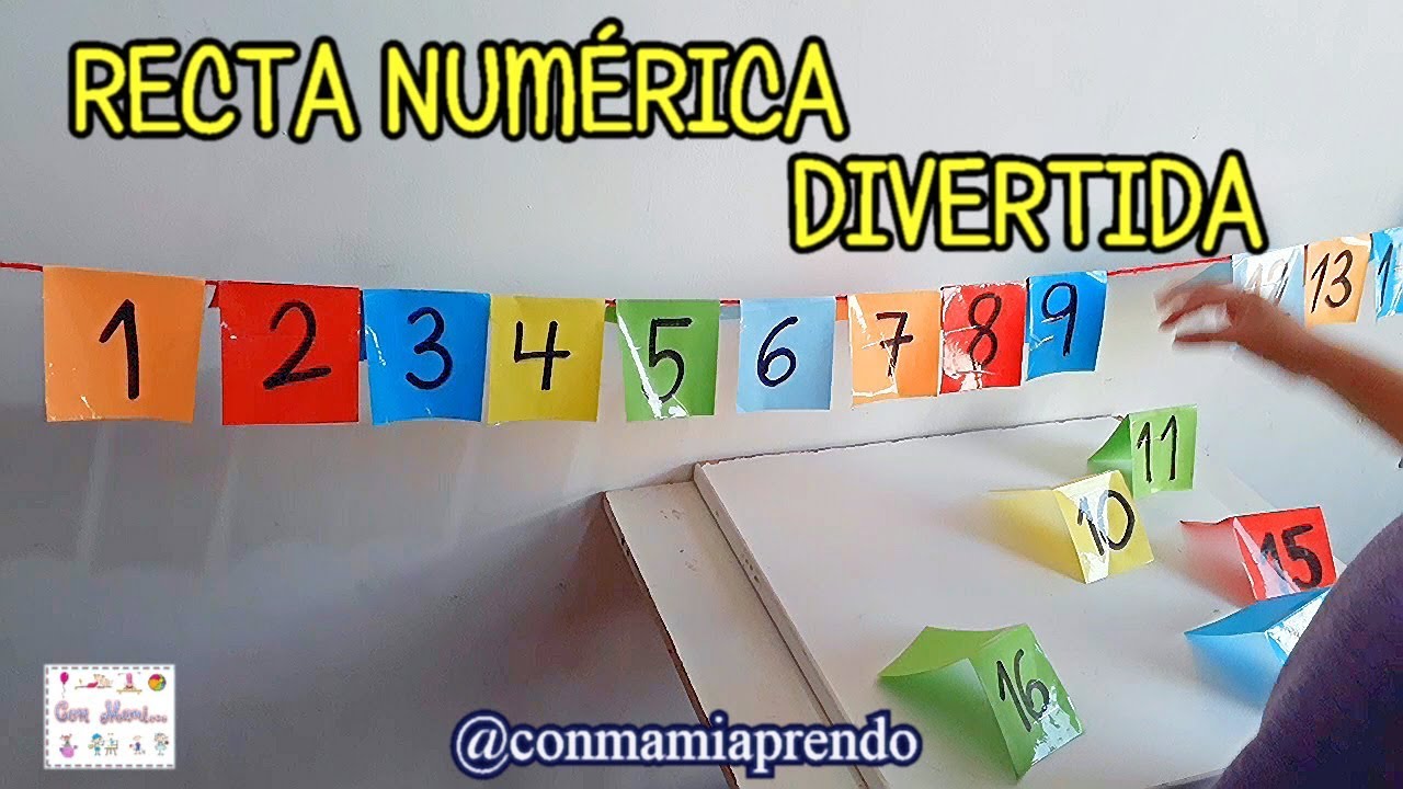 RECTA NUMÉRICA DIVERTIDA DEL 1 AL 20